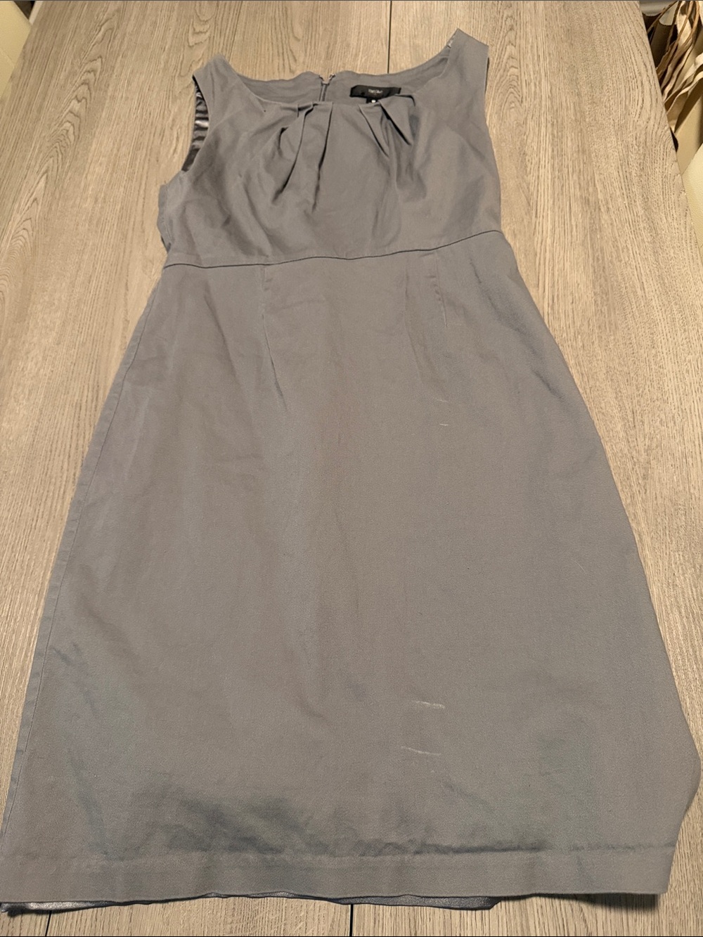 Mossimo Supply Co. Sleeveless Gray Sheath Dress